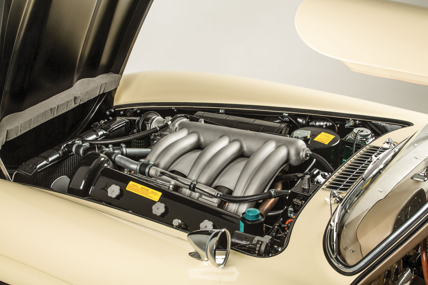 A fully restored Mercedes Benz 300SL Bosch direct-injection system