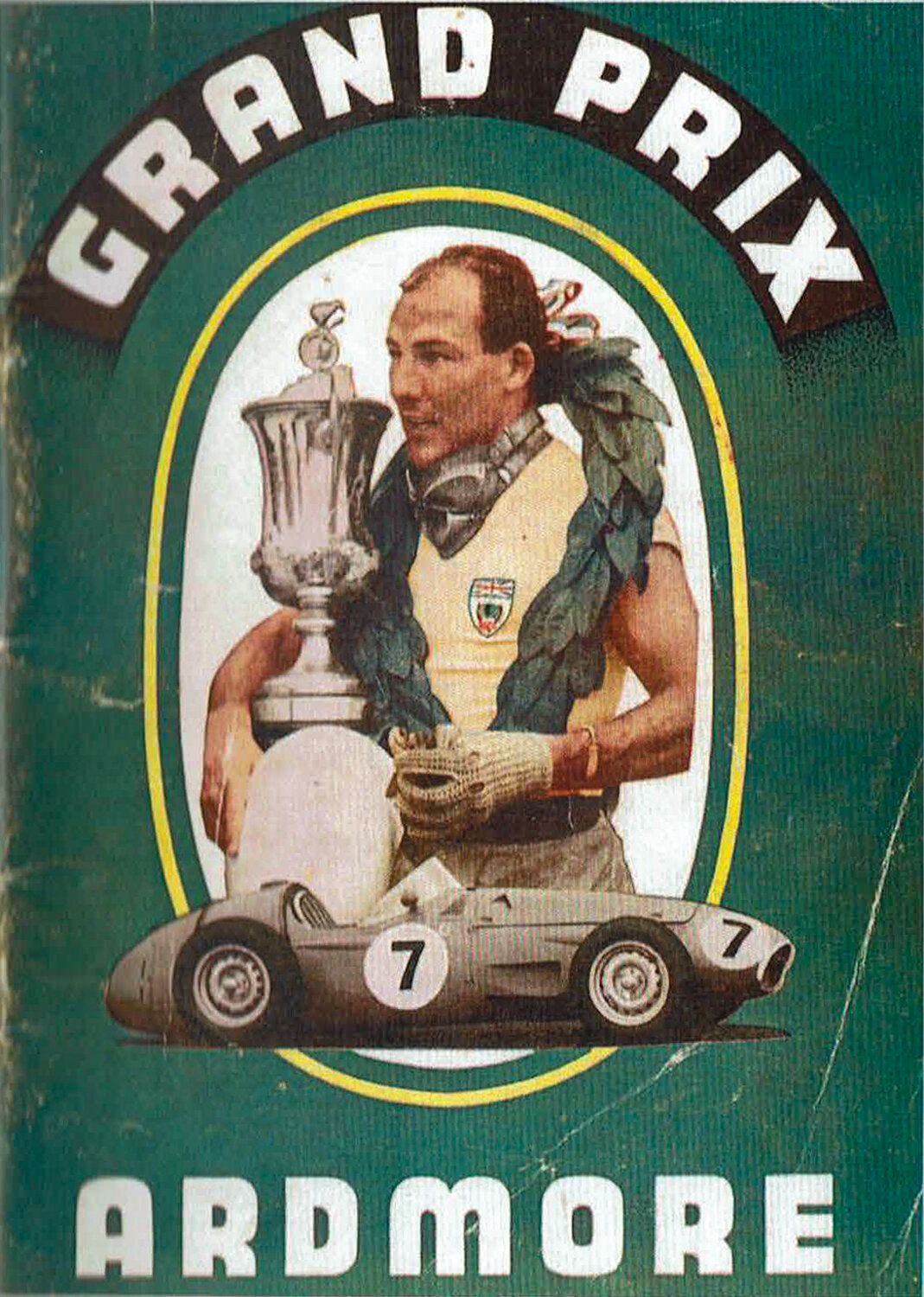 Stirling and the Maserati 250F graced the cover of the 1957 NZGP programme, although the great master was absent that year