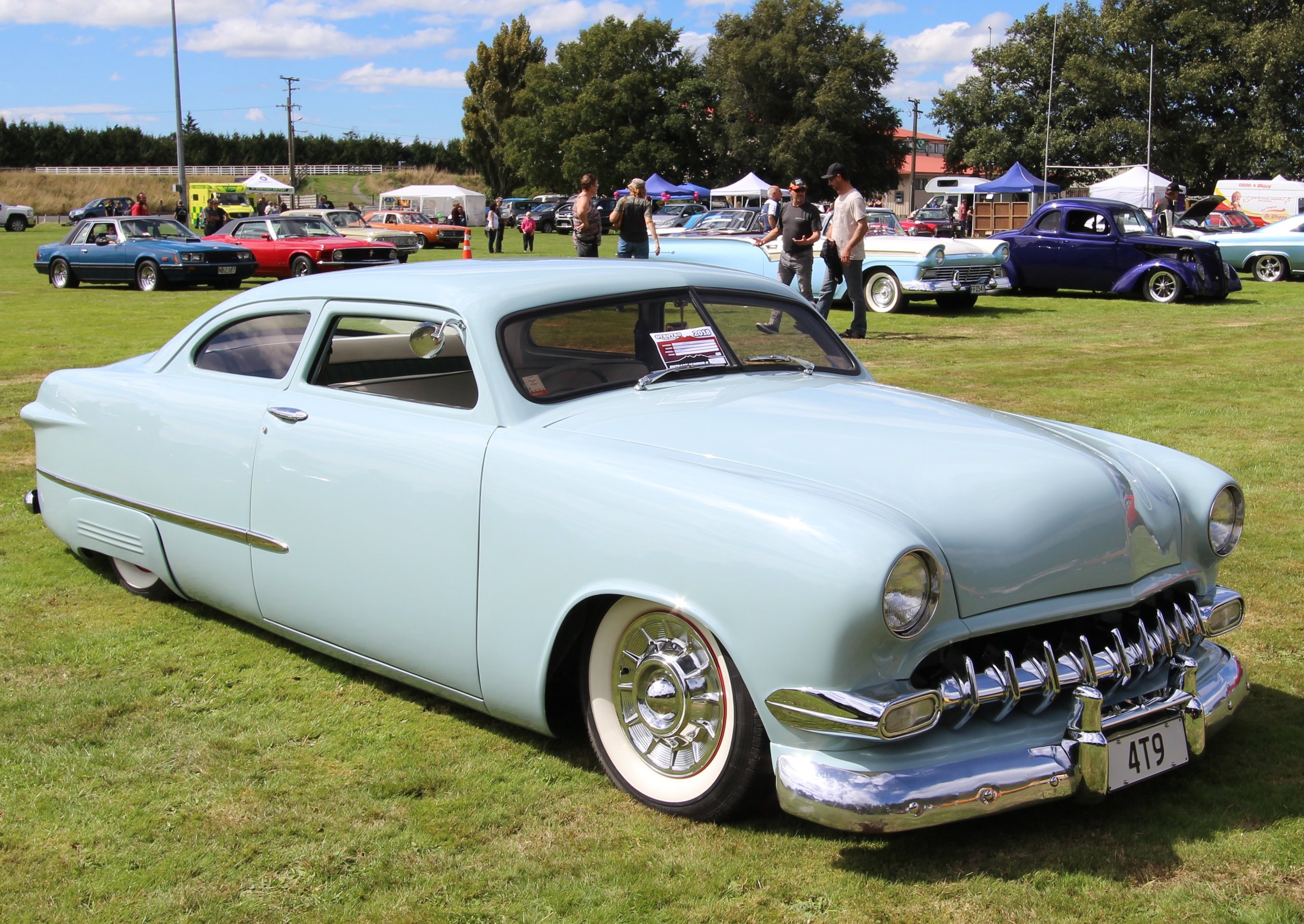  The winner is: Alan Sadler’s amazing customized 1949 Ford was top car at the show 
